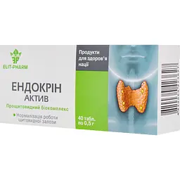 Дієтична добавка Elit-Pharm Ендокрін Актив 40 таблеток - мініатюра 2