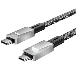 Дата кабель WIWU C078 Type-C to Type-C 100W 1 м Silver - мініатюра 4