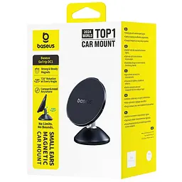 Автотримач Baseus GoTrip DC1 Small Magnetic (C00137) Cosmic Black - мініатюра 4