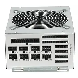 БЖ 1200W FSP FSP1200-50AAG 80+ GOLD, 6xPCI-E6+2, 135mm fan, Modular, C20, brown box - мініатюра 3