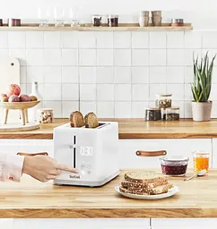 Тостер Tefal SENSE 850Вт пластик+нерж LED дисплей білий - мініатюра 8