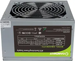 Блок живлення GameMax 400W (GM-400W-PFC) - мініатюра 3