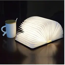 Складная настольная светодиодная лампа-книга XPRO Book Lamp с USB-зарядкой (44686-_299) - мініатюра 10