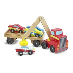 Магнітний дерев'яний автонавантажувач Melissa&Doug (MD19390) - мініатюра 2