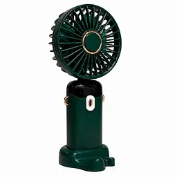 Портативний вентилятор 5 швидкостей з дисплеєм LED digital display fan чорний