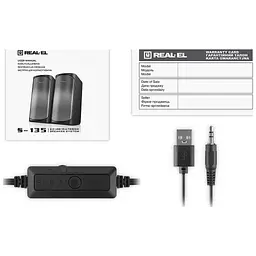 Акустична система REAL-EL S-135 USB Black (EL121100019) - мініатюра 12