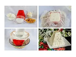 Форма для сирної паски (середня) 0.5 кг, Kitchette Червоний 81645 - мініатюра 7