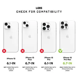 Чохол-накладка Urban Armor Gear для Apple iPhone 15 Pro Max Monarch Pro Magsafe Rust (114222119191) - мініатюра 9