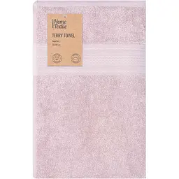 Рушник махровий Ardesto SuperSoft 70х140см, 100% бавовна, рожевий pbe0050405