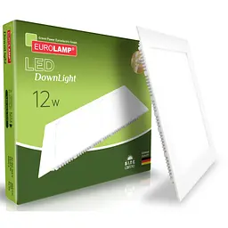 Світильник Eurolamp Downlight 12W 4000K (LED-DLS-12/4) - мініатюра 2