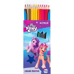 Олівці кольорові Kite My Little Pony двосторонні 12 шт. (LP24-054) - мініатюра 2