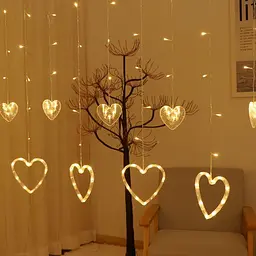 Гірлянда Eurocom Led Light завіса Love Hart 138 led 8 режимів