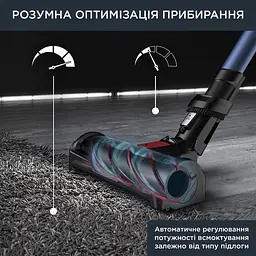 Пилосос Rowenta X-Force Flex 12.60 Auto Aqua безпровідний чорно-синій (RH98C0WO) - мініатюра 8