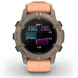 Смарт-годинник Garmin Descent G2 Paloma with Shell Pink Band (010-02986-01) - мініатюра 9