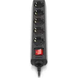 Мережевий фільтр живлення REAL-EL RS-PROTECT M 10m, black (EL122300037) - мініатюра 3