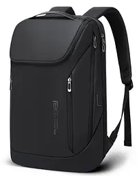 Рюкзак міський Bange BG-2517 25л ранець з відсіком для ноутбука до 15.6'' USB-роз'єм Black (19370)