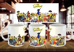 Чашка "Simpsons all" 330 мл Салатова