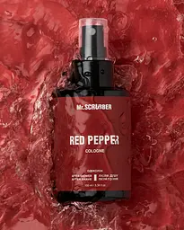 Одеколон після душу та після гоління Mr. Scrubber Red Pepper 100 мл - мініатюра 2