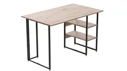 Комп'ютерний стіл Ferrum-decor Кевін 75x120x60 чорний ДСП Дуб Сан-Марино 32мм (FRD-103807)