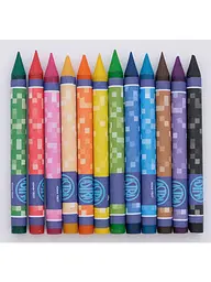 Набір олівців 12 кол. ШКОЛЯРИК Crayons Pixel One (316121007-UA) - мініатюра 2