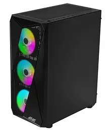 Корпус 2E GAMING Aruba G3313B ARGB без БП Black (2E-G3313B) - мініатюра 8