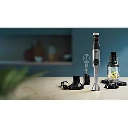 Блендер Philips Series 5000 заглибний 1200 Вт 4 в 1 чопер XL спіралайзер чорний (HR2684/00) - мініатюра 9