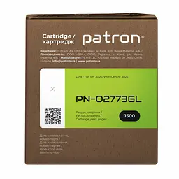 Картридж Patron XEROX Ph3020/WC3025/106R02773 GREEN Label (PN-02773GL) - мініатюра 3