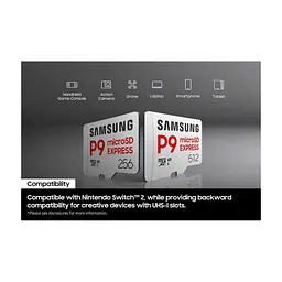 Карта пам'яті Samsung 256GB microSDXC class 10 SD7.1 UHS-I U3 V30 P9 Express (MB-MK256T/WW) - мініатюра 10