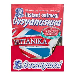 Каша Овсянушка Британіка з вершками 40 г (556219) - мініатюра 4