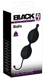 Вагінальні кульки Orion Black Velvets Love Balls, 16 см, чорний - мініатюра 3