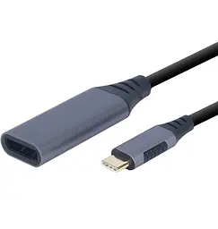 Перехідник Cablexpert USB Type-C - DisplayPort (M/F), 0.15 м, Black (A-USB3C-DPF-01)