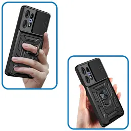 Чохол до мобільного телефона BeCover Military Motorola Edge 50 Pro Black (712161) - мініатюра 3