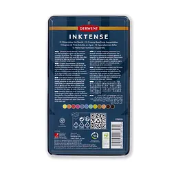 Чорнильні олівці Inktense 12 кольорів Derwent - мініатюра 5