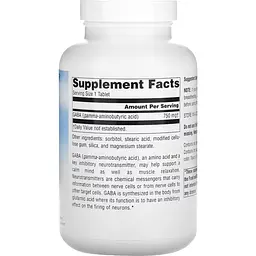 Гамма-аміномасляна кислота Source Naturals Serene Science GABA 750 мг 180 таблеток - мініатюра 2
