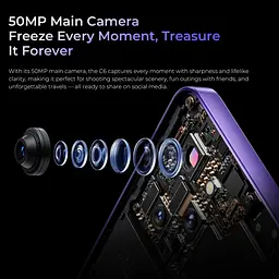 Смартфон Oukitel C6 5G 6.8" HD+ /12GB/512GB/ Dimensity 6300 /5150mAh/ 50+5Мп / Purple - мініатюра 9