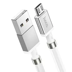 USB Cable Hoco U91 Magic Magnetic MicroUSB White 1m - мініатюра 5