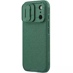 Карбонова накладка Nillkin CamShield Pro для Apple iPhone 17 Pro Max (6.9) Deep Green - мініатюра 3