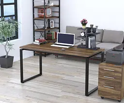 Письмовий стіл Loft Design Q-160-36 Black (Горіх Модена)