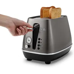 Тостер DeLonghi CTIN 2103 TB Distinta Titanium (00000026096) - мініатюра 4