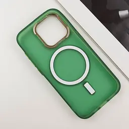 Чохол TPU+PC Lily with MagSafe для Apple iPhone 14 Pro Max (6.7) Army Green - мініатюра 4