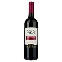 Вино Casa Verde Cabernet Sauvignon Merlot, красное, сухое, 12%, 0,75 л (478735)