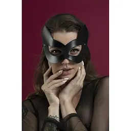 Маска кішечки Feral Feelings - Kitten Mask, натуральна шкіра