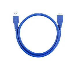 Кабель Ritar Micro Usb 3.0 для жорстких дисків зовнішніх здвоєний широкий 1 метр - мініатюра 3