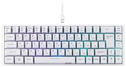 Клавіатура бездротова 2E GAMING KG360 RGB White (2E-KG360UWT)