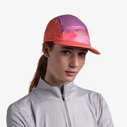 Кепка Buff 5 Panel Go Cap L/XL Помаранчевий-Фіолетовий - мініатюра 3