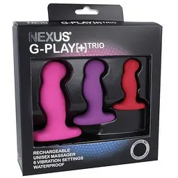 Набір вібромасажерів простати Nexus G-Play Trio Plus максимальний діаметр 2.3-3-3.5 см для новачків - мініатюра 2