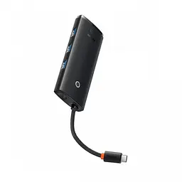 Хаб Baseus Lite Series 5-Port Type-C HUB Docking Station Type-C to HDXiaomi+USB3.0*3+PD WKQX040001 Black