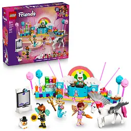 Конструктор LEGO Friends Костюмована вечірка з єдинорогом і феєю 261 деталь (42661) - мініатюра 4