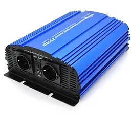 Інвертор напруги Tommatech MS-2500, 12V/220V, 2500W з апроксимованою синусоїдою, 2Shuko, USB, 2x клемні дроти, 10 запобіжників, Q2