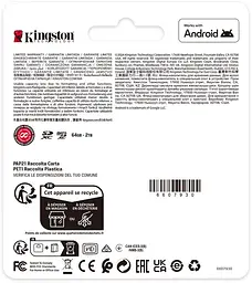 Картка пам'яті Kingston microSDXC 128 GB Canvas Select Plus Gen3 UHS-1 А1 (R-150MB/s) (SDCS3/128GBSP) - мініатюра 2